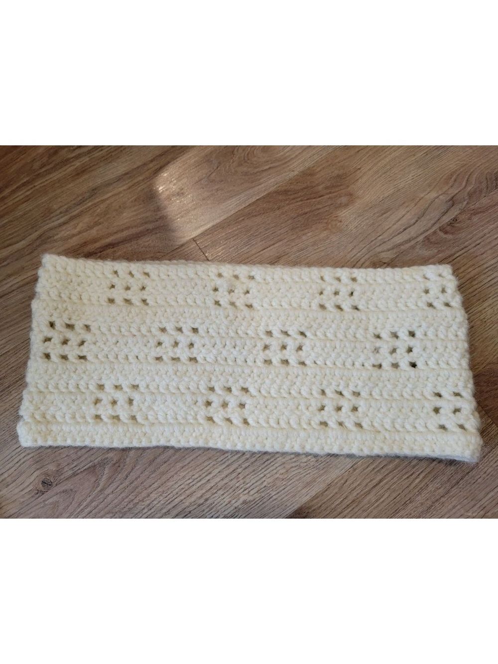 Handmade Crochet Cream Cowl Neck Warmer